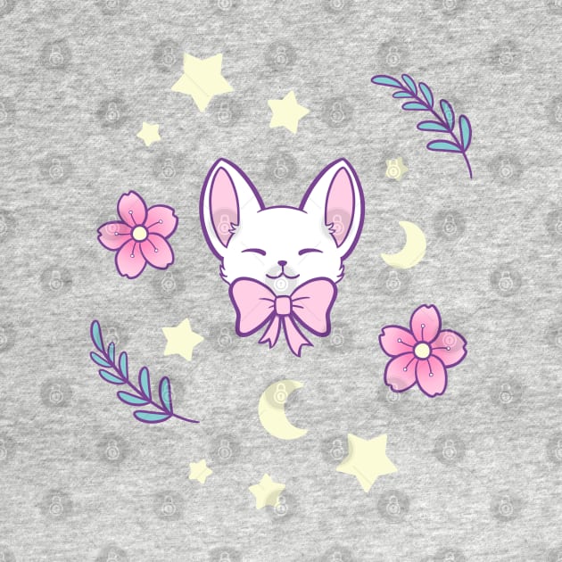 Sakura Cat // Purple | Nikury by Nikury